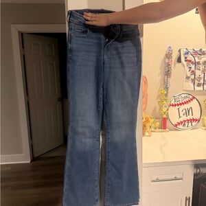 American Eagle Outfitters Women's Classic Blue Straight Jeans